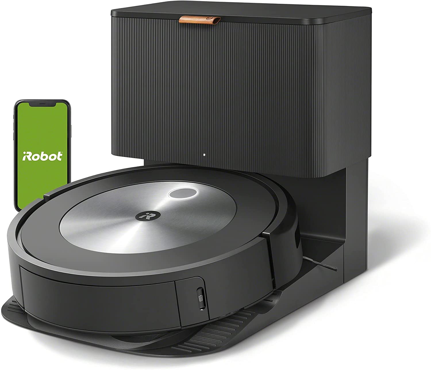 iRobot Roomba j7+ (7550) Self-Emptying Robot Vacuum – Identifies and avoids obstacles like pet waste & cords