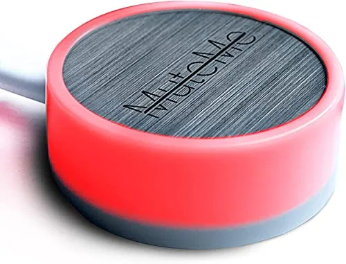MuteMe - Illuminated Physical Mute Button for Zoom, Teams, WebEx & More (As Seen on Shark Tank)! Mac/PC Compatible. USB Cord