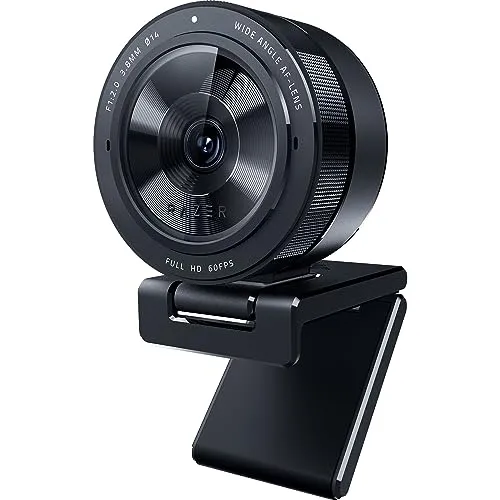 Razer Kiyo Pro Streaming Webcam: Full HD 1080p 60FPS - Adaptive Light Sensor - HDR-Enabled - Wide-Angle Lens with Adjustable